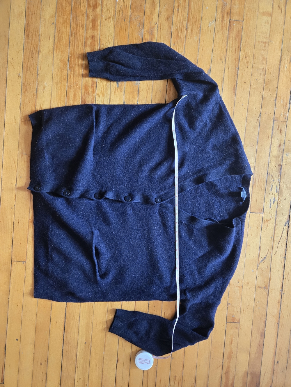 COS Black Knit Wool Cardigan